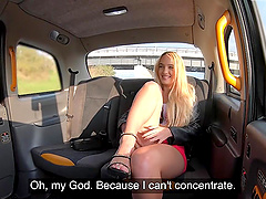 Anna Khara sucking a dick before being fucked in the back of a car