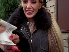 Big tits czech babe gives a sloppy blowjob and titjob