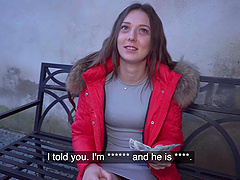 Czech beauty gets her pussy pounded hard in cowgirl position