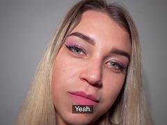 Russian couple enjoys doggystyle with big cock