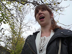 POV video of shaved pussy Luna Dark getting fucked by a stranger