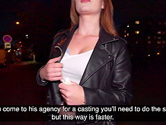 Horny blonde Katarina Rina takes money to be fucked in POV video