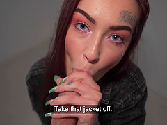 Small boobs amateur Tabitha Poison takes money to be fucked