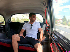 Billie Star having fun while riding a big dick in the car