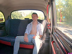 Sexy Shalina Devine getting pleasured in the back of a car