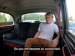 Brunette hottie gives a sloppy blowjob before getting tattooed