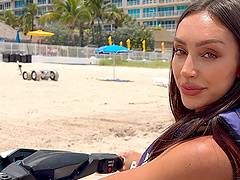 Beautiful girlfriend Sisi Rose gives head and gets fucked hard in POV