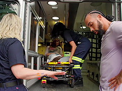 FFM threesome with gorgeous girls - Jenna Starr & Roxie Sinner