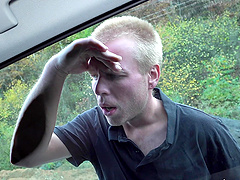 Hardcore fucking in the car with adorable amateur Cindy Gold