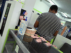 Brunette babe takes missionary from her loving boyfriend