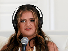 Hardcore orgy with one dude, hot Theodora Day and two more chicks