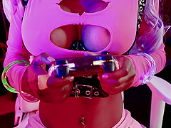 Demi Sutra gets a messy cumshot after a wild doggystyle fuck