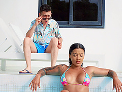 Tattooed hottie Mariana Martix shows off her anal skills