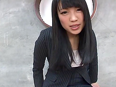 Seductive Japanese chick Yuri Sato moans while getting fucked