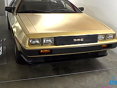 Long-haired brunette Aubry Babcock in a public pov fuck