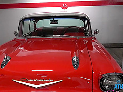 Long-haired brunette Aubry Babcock in a public pov fuck