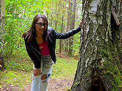 Beautiful woman with long hair gets flogged and fucked in cowgirl position.