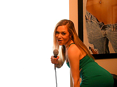 Tattooed vixen Rory strips down and shows off her body