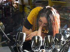 Ashley's seductive solo show with naughty toys