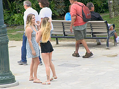 Public flasher gets caught and fucked in the most amazing way