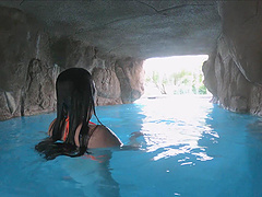 Solo girl Kiera shows off her natural tits and yummy pussy