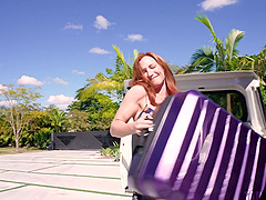 Tattooed milf Cory Chase gets pounded in a hot threesome