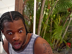 Blacked by her stepbrother: Katalina Blue's wild interracial encounter