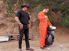 Ebony goddess shows off her tattoos in public