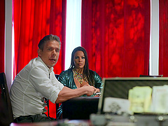 Busty milfs Demi Sutra and Luna Star share a big cock