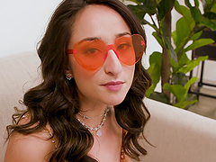 Brunette babes indulge in steamy missionary session