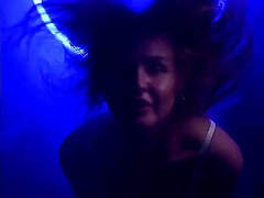 Tattooed babe shows off her body on webcam