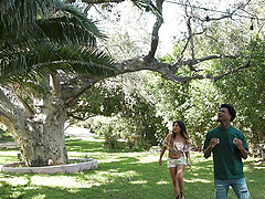 Asian hottie takes on a big cock in cowgirl position