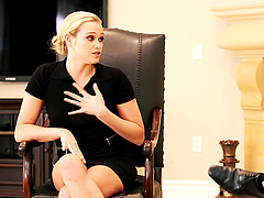 Fake tits and long hair babe Chloe Rose gets pounded in dogstyle