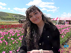 Petite brunette Zoey Jpeg takes a wild ride in pov