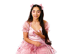 Long-haired brunette gives a nice blowjob before getting her pussy pounded