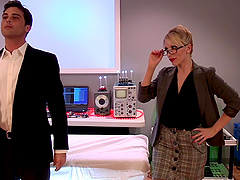 Ashley Fires and Lance Hart in steamy stocking playtime