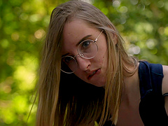 Trixie fox and her boyfriend get kinky in the forest