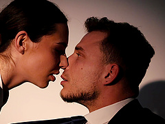 Czech brunette Sakura Hell enjoys intense doggystyle sex with her boyfriend