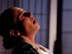 Czech brunette Sakura Hell enjoys intense doggystyle sex with her boyfriend