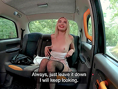 Natural tits blonde gets doggystyle in hot threesome