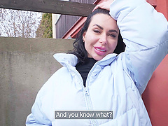 Steamy pov action with a busty babe in lingerie