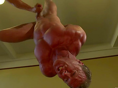 Derek Pain gets tormented and enjoys a big toy in his butt