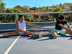 Fake tits pornstar takes a deep doggystyle pounding