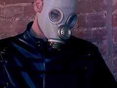 Latex babe gets a messy cumshot after a wild threesome