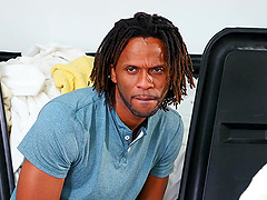 Curvy brunette Callie Black takes a huge cock in her pussy