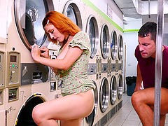 Brunette hottie Keely Rose rides Duncan Saint's cock in missionary position