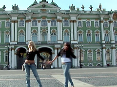 Brunette beauty gives her man a wild handjob and gets cum in mouth