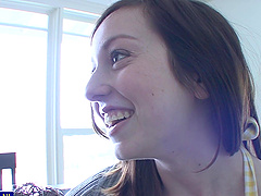 Mature temptress in lingerie and stockings seduces her young lover