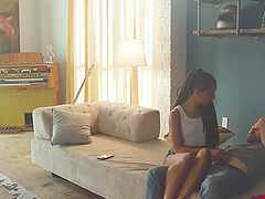 Natural tits beauty Kira Noir takes a big cock