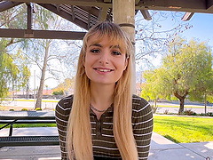 Alex Jett's blonde babe takes a rough ride in doggystyle